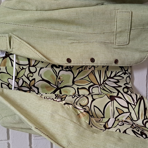 Alfred Dunner Green Lined BlazerJacket. Size 12P NWOT - Picture 5 of 7